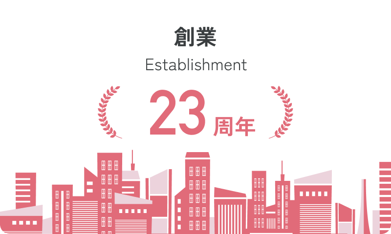 創業 Establishment 23周年