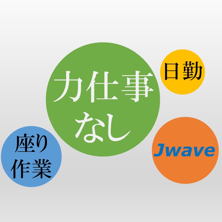 【座ってできる-力仕事なし-モクモク仕分けのお仕事】