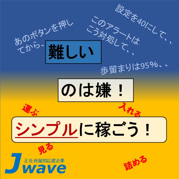 ゴムシートをセットするシンプル作業