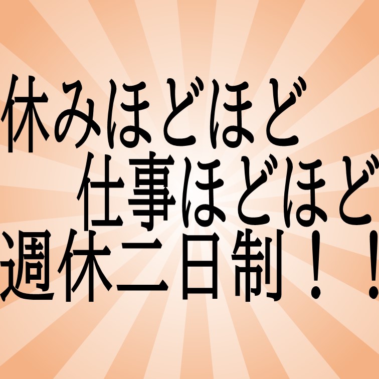 週休二日制‼土日休みの加工業務