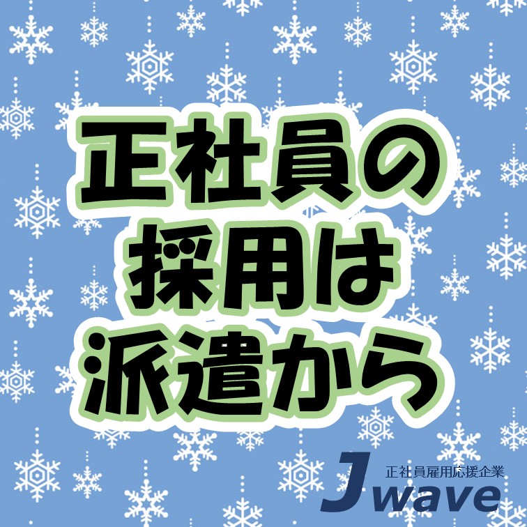 正社員登用の可能性がある工場作業
